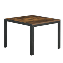 Load image into Gallery viewer, Nesting Coffee Table Set of 2, Square Modern Stacking Table with Wood Finish for Living Room,Rustic Brown
