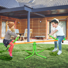 Load image into Gallery viewer, 360 Degree Rotation Outdoor Kids Spinning Seesaw Sit and Spin Teeter Totter Outdoor Playground Equipment Swivel Teeter Totter for Backyard