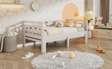 Load image into Gallery viewer, Twin Extending Daybed with Trundle, Wooden Daybed, White