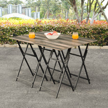 Load image into Gallery viewer, No Assembly Required TV Trays for Eating Set of 4 with Stand,Folding Snack Tray Table Set,Folding TV Dining Tables for Small Space
