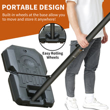 Load image into Gallery viewer, Portable Basketball Hoop Height Adjustable basketball hoop stand 6.6ft - 10ft with 44 Inch Backboard and Wheels for Adults Teens Outdoor Indoor