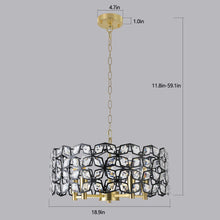 Load image into Gallery viewer, Modern Crystal Chandelier for Living-Room Round Cristal Lamp Luxury Home Decor Light Fixture