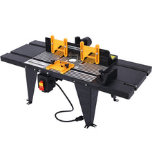 Load image into Gallery viewer, Electric Benchtop Router Table Wood Working Tool,black