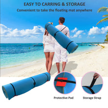 Load image into Gallery viewer, Floating Water Mat, 9' × 6' Lily Pad Floating Mat, 3-Layer Foam Water Floating Pad for Water Recreation and Relaxing, Thick and Durable Water Activities Mat for Lake, Oceans