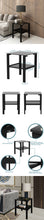 Load image into Gallery viewer, Black Glass Coffee Table, Clear Coffee Table,Modern Side Center Tables for Living Room, Living Room Furniture