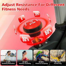 Load image into Gallery viewer, Indoor Exercise Bike Cycling Bike with Comfortable Seat Cushion Black+Red