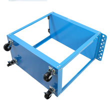 Load image into Gallery viewer, Tool Cart on Wheels, Heavy Duty Steel Utility Cart w/Lockable Wheels, 400 LBS Capacity Industrial Service Cart for Garage, Warehouse, Workshop (Two-layer Bright Blue)