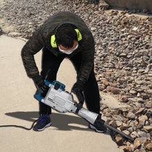 Load image into Gallery viewer, 1700W 1850 BPM Electric Demolition Jack Hammer 1-1/8 Inch SDS-Hex Heavy Duty Concrete Pavement Breaker Drills Kit
