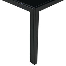 Load image into Gallery viewer, Coffee Table Set of 2, Square Modern Table with Tempered Glass Finish for Living Room,Black