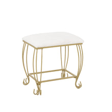 Load image into Gallery viewer, Vanity Mirror Table Set, Makeup Desk Vanity with Stool, Vintage Bedroom Vanity Lots Storage Dressing Table White for Women and Girls