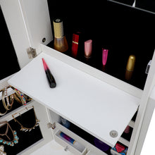Load image into Gallery viewer, Fashion Simple Jewelry Storage Mirror Cabinet With LED Lights,For Living Room Or Bedroom