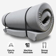 Load image into Gallery viewer, Memory Foam Camping Mattress - 75"x38"x3" Perfect for Outdoor Activities, RVs, Guest Rooms, and Dorms; Foldable, Portable, with Water-Resistant Zipper Cover, CertiPUR-US Certified