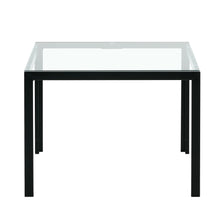 Load image into Gallery viewer, Coffee Table Set of 2, Square Modern Table with Tempered Glass Finish for Living Room,Transparent