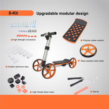 Load image into Gallery viewer, KidRock Constructible Kit 20 in 1 Kids Balance Bike No Pedals Toys for 1 to 4 Year Old Engineering Building Kit Kids Sit/Stand Scooter Most Popular S-Kit (Not Electric)