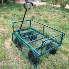Load image into Gallery viewer, Wagon Cart Garden cart trucks make it easier to transport firewood (green)
