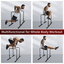 Load image into Gallery viewer, Power Tower Dip Station Pull Up Bar Stand Adjustable Height Heavy Duty Multi-Function Fitness Training Equipment