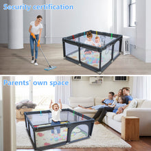 Load image into Gallery viewer, 47" * 47" Baby Playard Cloth Playpen Removable Enclosures for Indoor and Outdoor Use Care for Children and Pets