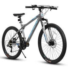 Load image into Gallery viewer, A26251 26 Inch Mountain Bike,21 Speed with High-Carbon Steel Frame Bike for Adults,Dual Disc Brake Mountain Bicycle for Men Womens Adult Bicycle