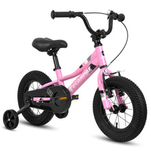 Load image into Gallery viewer, A12117 Kids' Bike 12 Inch Wheels, 1-Speed Boys Girls Child Bicycles For2-3Years, With Removable Training Wheels Baby Toys, Front V Brake, Rear Holding Brake