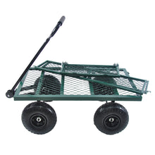 Load image into Gallery viewer, Wagon Cart Garden cart trucks make it easier to transport firewood (green)
