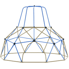 Load image into Gallery viewer, Kids Climbing Dome with Canopy and Playmat - 10 ft Jungle Gym Geometric Playground Dome Climber Play Center, Rust & UV Resistant Steel Supporting 1000 LBS