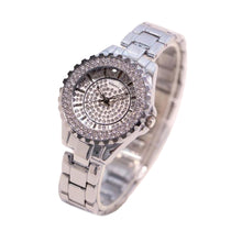 Load image into Gallery viewer, Women Fashion Casual Rhinestone Stainless Steel Dial Analog Quartz Wrist Watch