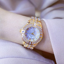 Load image into Gallery viewer, Luxury Women Shiny Rhinestone Stainless Steel Dial Analog Quartz Wrist Watch Fashion Gift