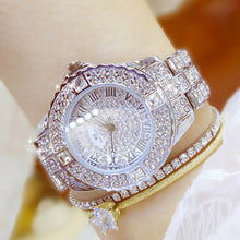 Load image into Gallery viewer, Luxury Women Shiny Rhinestone Stainless Steel Dial Analog Quartz Wrist Watch Fashion Gift