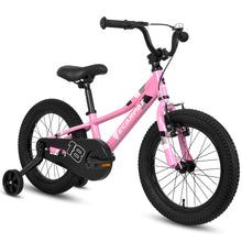 Load image into Gallery viewer, A18117 Kids' Bike 18 Inch Wheels, 1-Speed Boys Girls Child Bicycles For 3-5Years, With Removable Training Wheels Baby Toys, Front V Brake, Rear Holding Brake
