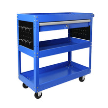 Load image into Gallery viewer, Rolling Tool Cart, Premium 1-Drawer Utility Cart, Heavy Duty Industrial Storage Organizer Mechanic Service Cart with Wheels and Locking System