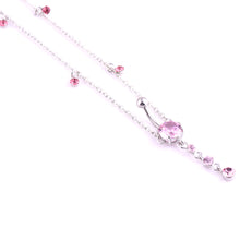 Load image into Gallery viewer, Fashion Rhinestone Crystal Waist Chain Dangle Bar Belly Button Navel Ring Bar Body Piercing Jewelry