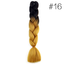 Load image into Gallery viewer, 60CM Kanekalon Ombre Synthetic Jumbo Braiding Hair Extension Afro Twist Braids