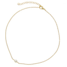 Load image into Gallery viewer, Fashion Small Pearl Pendant Choker Necklace Gold Silver Chain Women Jewelry Accessories Gift