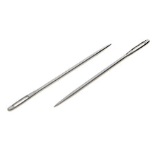 Load image into Gallery viewer, Large-eye Stitching Needles Hand Sewing Needles for Leather Projects with Clear Bottle, 20 Pack 5.2 cm