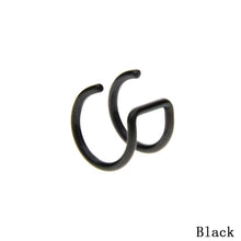 Load image into Gallery viewer, 1 Pair Fashion Women Clip-on Earrings Cartilage Ear Cuff Clip Wrap Non Pierced Colorful