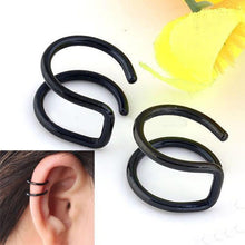 Load image into Gallery viewer, 1 Pair Fashion Women Clip-on Earrings Cartilage Ear Cuff Clip Wrap Non Pierced Colorful