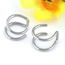 Load image into Gallery viewer, 1 Pair Fashion Women Clip-on Earrings Cartilage Ear Cuff Clip Wrap Non Pierced Colorful