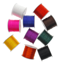 Load image into Gallery viewer, 1PC 0.8mm Strong Colorful Crystal Elastic Beading Line Cord Thread String DIY Necklace Bracelet Jewelry Making(60M)