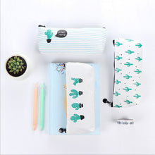 Load image into Gallery viewer, Cute Cactus Pencil Pen Case Cosmetic Makeup Bag Storage Pouch Purse for School