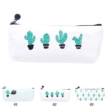 Load image into Gallery viewer, Cute Cactus Pencil Pen Case Cosmetic Makeup Bag Storage Pouch Purse for School