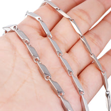 Load image into Gallery viewer, Fashion Men's 316L Stainless Steel Titanium Chain Necklace 4mm 22"