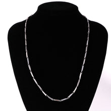 Load image into Gallery viewer, Fashion Men's 316L Stainless Steel Titanium Chain Necklace 2mm 22"