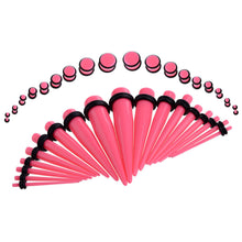 Load image into Gallery viewer, Ear Gauges Stretching Tunnels & Tapers Starter Set - 36pc Gauges Kit 14G-00G
