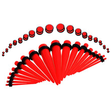 Load image into Gallery viewer, Ear Gauges Stretching Tunnels & Tapers Starter Set - 36pc Gauges Kit 14G-00G