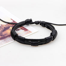 Load image into Gallery viewer, 6 Pcs/Set Men's Women's Vintage Leather Bracelets Weaved Wristband Wrap Bangle Fashion Jewelry Gift