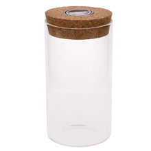 Load image into Gallery viewer, 12cm Glass Bottle Jar Hydroponic Terrarium Container Light LED Cork Stopper