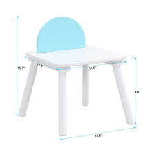 Load image into Gallery viewer, Children's panel table with 4 chairs