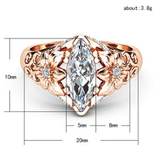 Load image into Gallery viewer, Luxury Crystal Flower Zircon Ring Cool Gift for Women