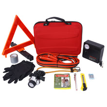 Load image into Gallery viewer, Auto Safety Emergency Kit, Emergency Car Kit with Portable Air Compressor