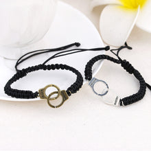 Load image into Gallery viewer, Personality Couple Handcuffs Bracelet Handmade Simple Weaving Adjustable Bracelet Fashion Valentine's Day Gift For Men Women Lovers